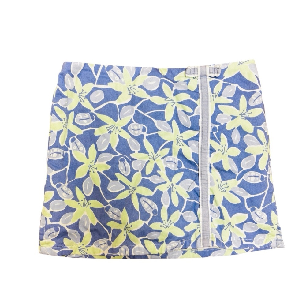 Vintage Girls Lilly Pulitzer Floral Print Skort